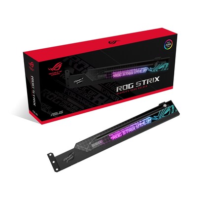 STRIX günstig Kaufen-ASUS ROG STRIX HOLDER Grafikkartenhalter. ASUS ROG STRIX HOLDER Grafikkartenhalter <![CDATA[• Grafikkartenhalter für ASUS Grafikkarten • GPU-Länge über 18 cm & Höhe unter 8cm • 3D-ARGB-Element ist mit Aura Sync kompatibel]]>. 