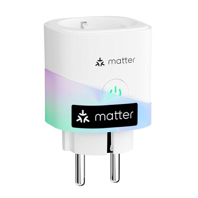 Matter Smart günstig Kaufen-Meross Matter Compatible Smart Wi-Fi Plug with Energy Monitor. Meross Matter Compatible Smart Wi-Fi Plug with Energy Monitor <![CDATA[• Überlastungsschutz • IP44 Wasserdicht • Steuerbar via Meross-App • Sprachsteuerung • Zeitpläne]]>. 