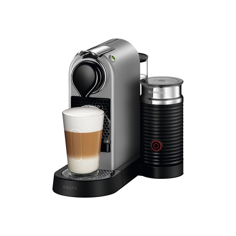 Krups XN761B Nespresso CitiZ & Milk silber