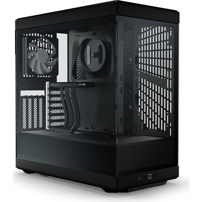 Gaming günstig Kaufen-HYTE Y40 Black ATX Midi Tower Gaming Gehäuse schwarz, Seitenfenster. HYTE Y40 Black ATX Midi Tower Gaming Gehäuse schwarz, Seitenfenster <![CDATA[• ATX Gaming Gehäuse, Midi Tower mit Seitenfenster, Schwarz • Für Mainboards ITX, mATX, ATX 