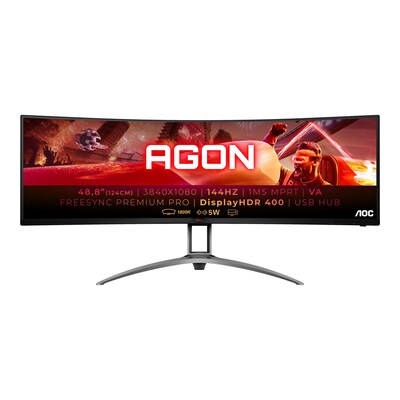 AOC AGON AG493QCX 124,5cm (49")  UWFHD Curved Gaming Monitor 32:9 HDMI/DP 144Hz