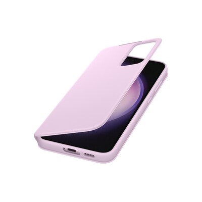Galaxy S23 günstig Kaufen-Samsung Smart View Wallet Case für Galaxy S23+, Lavender. Samsung Smart View Wallet Case für Galaxy S23+, Lavender <![CDATA[• Passend für Samsung Galaxy S23+ • Material: Polycarbonat • Schützt Display, Rahmen und Rückseite • Sichtfens