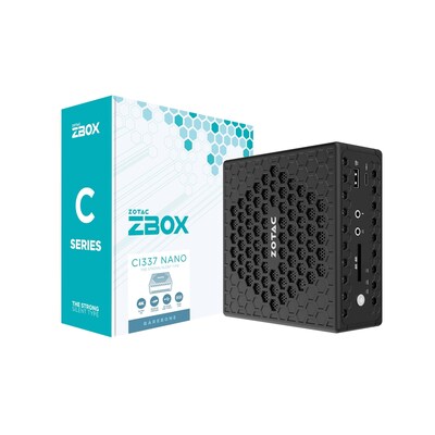 Core günstig Kaufen-ZOTAC ZBOX CI337 NANO Mini-PC Barebone N100 0GB/0GB Intel UHD DOS. ZOTAC ZBOX CI337 NANO Mini-PC Barebone N100 0GB/0GB Intel UHD DOS <![CDATA[• Intel® Celeron® N100 Prozessor (bis zu 3,40 GHz), Quad-Core • 0 GB RAM, 0 GB Festplatte, USB 3.0 • Inte