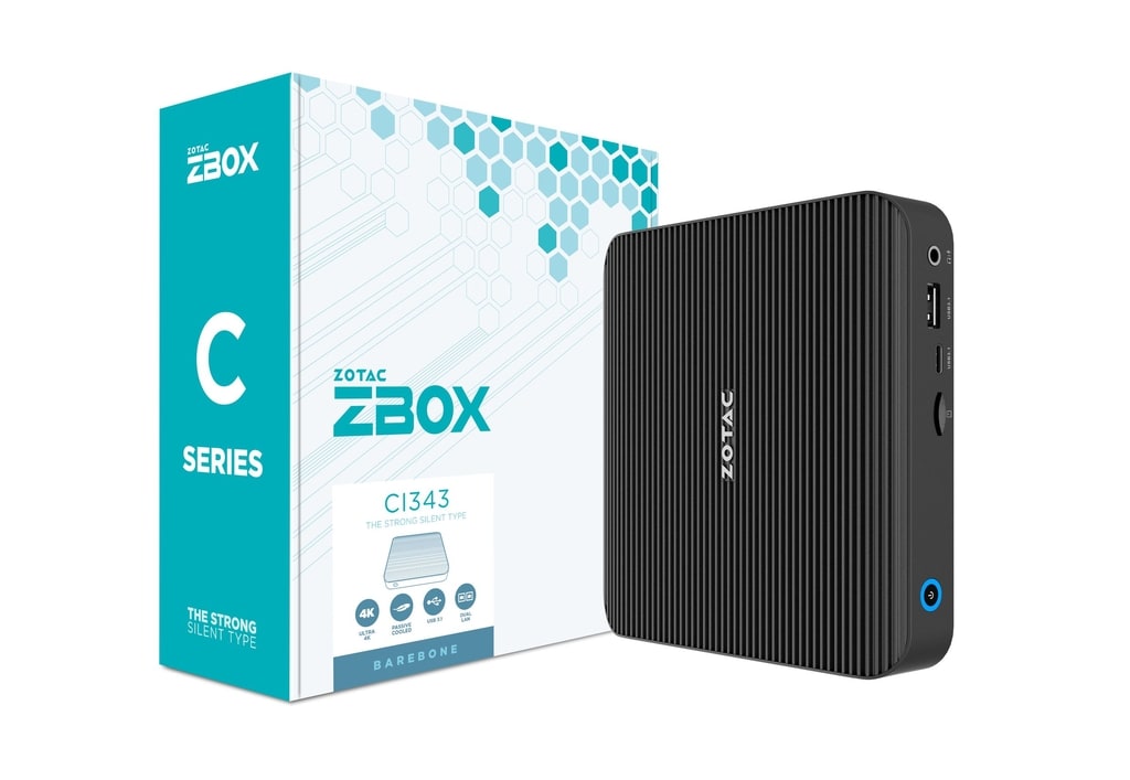 ZOTAC ZBOX edge CI343 N100 0GB/0GB Intel UHD nOS