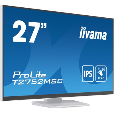 PR S  günstig Kaufen-iiyama ProLite T2752MSC-W1 68,6cm (27") FHD IPS Multi-Touch Monitor weiß HDMI/DP. iiyama ProLite T2752MSC-W1 68,6cm (27") FHD IPS Multi-Touch Monitor weiß HDMI/DP <![CDATA[• Energieeffizienzklasse: E • Größe: 68,6 cm (27 Zoll) 16:9