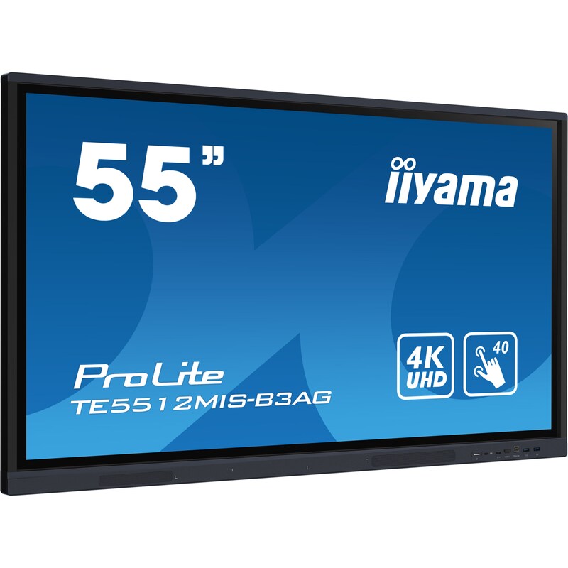 iiyama ProLite TE5512MIS-B3AG 138,8cm (55") 4K UHD Touch Monitor HDMI/VGA/USB-C