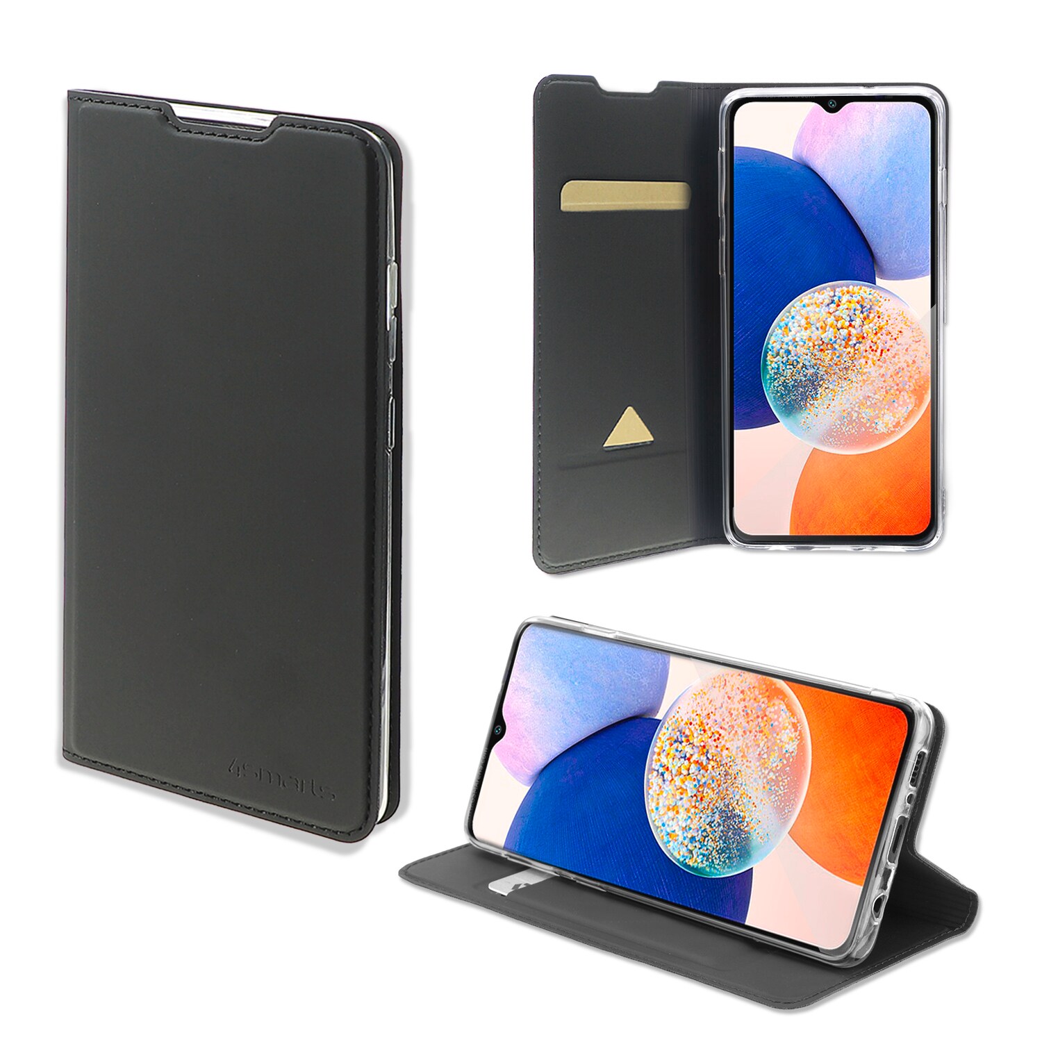 4smarts Flip Case Urban Lite f&uuml;r Samsung Galaxy A14 - schwarz