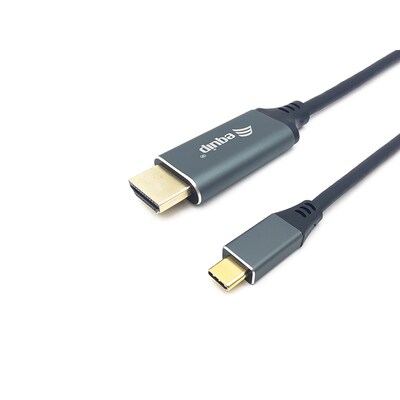 nt usb  günstig Kaufen-EQUIP 133417 USB-C auf HDMI Kabel, M/M, 3.0m, 4K/30Hz. EQUIP 133417 USB-C auf HDMI Kabel, M/M, 3.0m, 4K/30Hz <![CDATA[• 10-in-1 USB-Typ-C zu HDMI/VGA/USB-C PD/USB 3.0/SD/TF/GbE/AUX • Unterstützt HDMI-Auflösungen bis zu 4K bei 30Hz • Unterstützt V