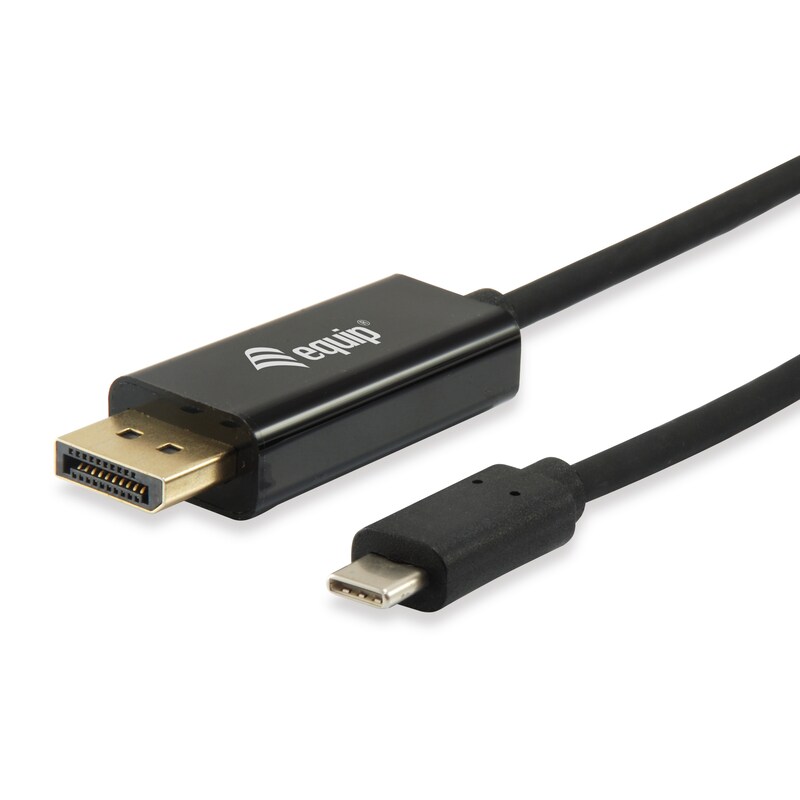 EQUIP 133467 USB-C auf DisPlayPort Kabel Stecker auf Stecker, 1.8m