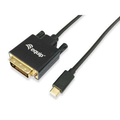 Adapter Stecker  günstig Kaufen-EQUIP 133468 USB Typ C auf DVI-D-Dual-Link Kabel Stecker auf Stecker, 1.8m. EQUIP 133468 USB Typ C auf DVI-D-Dual-Link Kabel Stecker auf Stecker, 1.8m <![CDATA[• USB-Typ-C zu HDMI, VGA, USB-Typ-C PD und USB 3.0 Multiport-Adapter • Unterstützt HDMI-Au