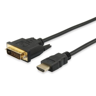 Adapter,Connector günstig Kaufen-EQUIP 119322 HDMI ZU DVI-D Single Link Adapter Kabel, Stecker / Stecker, 2.0m. EQUIP 119322 HDMI ZU DVI-D Single Link Adapter Kabel, Stecker / Stecker, 2.0m <![CDATA[• HDMI/DVI-Kabel • Anschlüsse: HDMI-Stecker und DVI-Stecker • Farbe: schwarz, Län