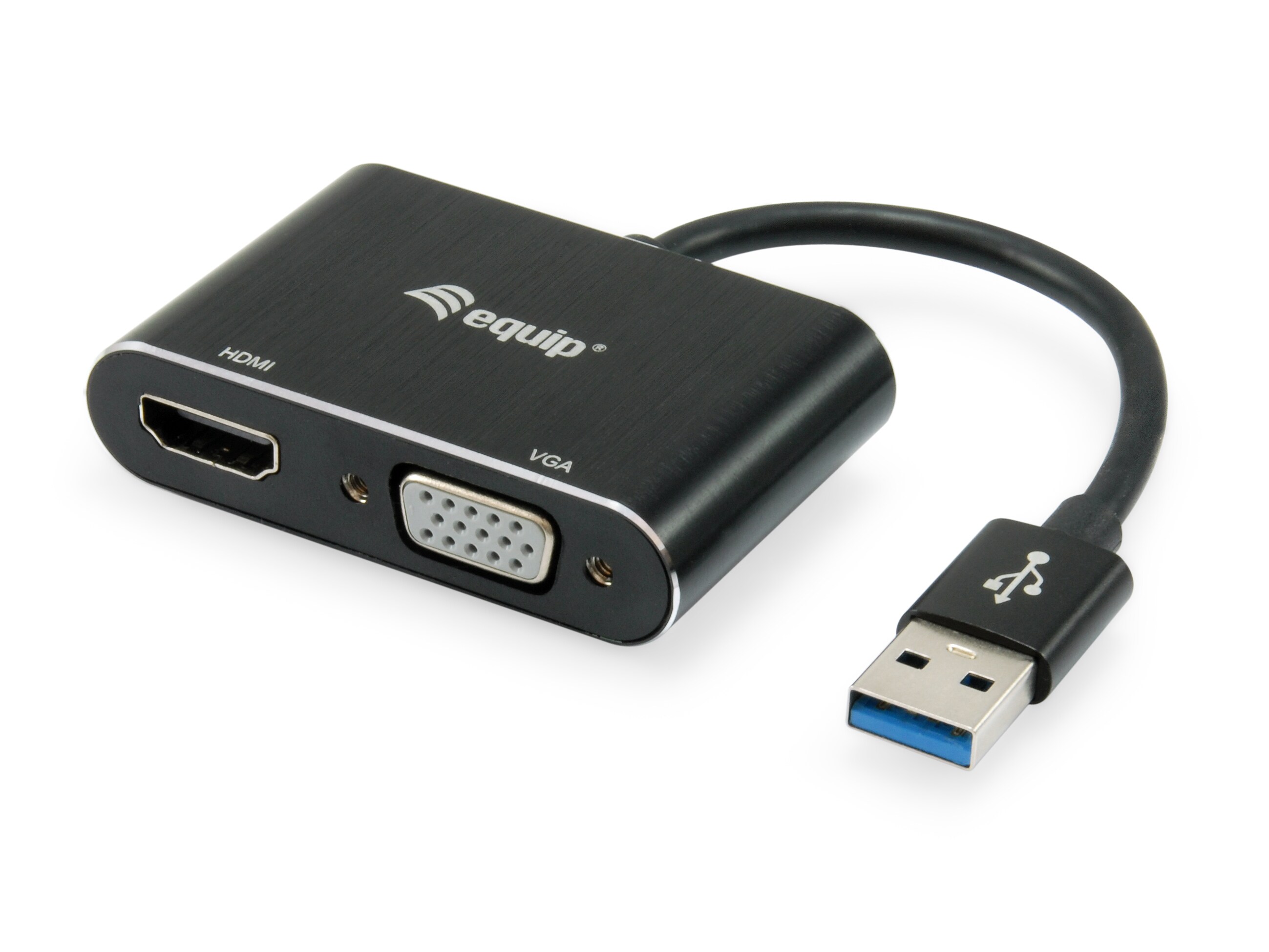 EQUIP 133386 USB 3.0 auf HDMI/VGA Adapter