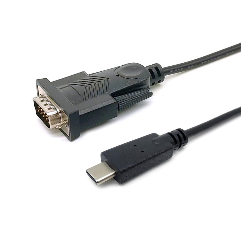 EQUIP 133392 USB-C auf Serial (DB9) Kabel, M/M, 1.5m