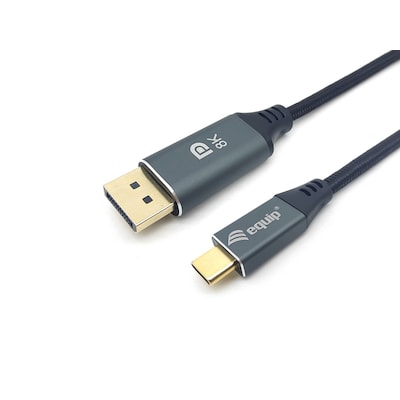 GB USB günstig Kaufen-EQUIP 133421 USB-C auf DisplayPort-Premium-Kabel, M/M, 1.0 m, 8K/60 Hz. EQUIP 133421 USB-C auf DisplayPort-Premium-Kabel, M/M, 1.0 m, 8K/60 Hz <![CDATA[• Verleiht Ihrem PC/Notebook 4 zusätzliche USB-3.2 Gen 1-Ports • USB-3.2 Gen 1 SuperSpeed 5Gbps 