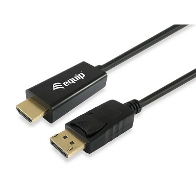 KAbel günstig Kaufen-EQUIP 119391 DisplayPort auf HDMI Adapter kabel, 3.0m. EQUIP 119391 DisplayPort auf HDMI Adapter kabel, 3.0m <![CDATA[• Stellt 1 x USB-3.2-Gen-1-Port und 3 x USB-2.0-Ports zur Verfügung • USB 3.2 Gen 1 SuperSpeed 5Gbps • Aluminium-Schale • Einfac