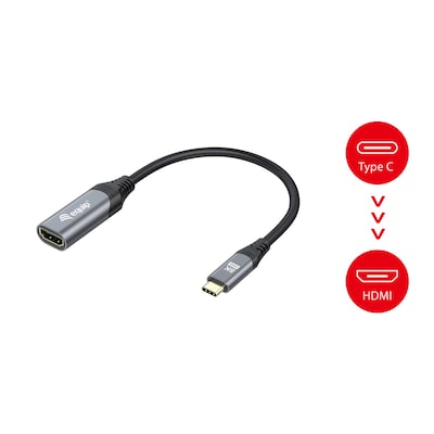 zu HDMI  günstig Kaufen-EQUIP 133492 USB-C auf HDMI 2.1 Adapter, 8K/30Hz. EQUIP 133492 USB-C auf HDMI 2.1 Adapter, 8K/30Hz <![CDATA[• Stellt 1 x USB-3.0, 2 x USB-2.0 und 1 x USB-C zur Verfügung • USB-C Stecker (Thunderbolt 3/4 Compatible) • USB-C-Ladeanschluss, konform mi