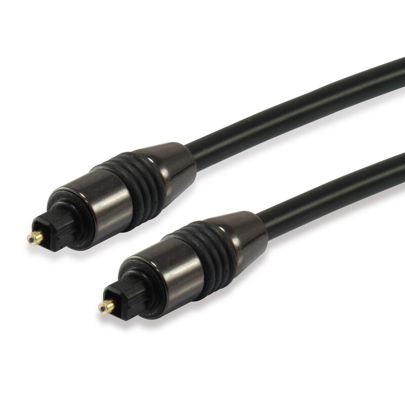 EQUIP 147921 TOSLINK Optisches SPDIF digitales Audiokabel, 1.8m