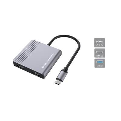 Once and günstig Kaufen-Conceptronic DONN13G 4-in-1 USB 3.2 Gen 1 Dockingstation. Conceptronic DONN13G 4-in-1 USB 3.2 Gen 1 Dockingstation <![CDATA[• 28AWG Querschnitt • 250MHz performance Bandwidth • Suitable for PoE, PoE+ • Folien- und schild reduziert EMI / RFI-Störu