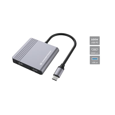 Docking Station günstig Kaufen-Conceptronic DONN13G 4-in-1 USB 3.2 Gen 1 Dockingstation. Conceptronic DONN13G 4-in-1 USB 3.2 Gen 1 Dockingstation <![CDATA[• 28AWG Querschnitt • 250MHz performance Bandwidth • Suitable for PoE, PoE+ • Folien- und schild reduziert EMI / RFI-Störu