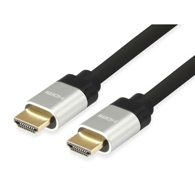 CC 7 günstig Kaufen-EQUIP 119340 HDMI 2.0 High Speed Kabel, Aluminiumgehäuse, 5.0m. EQUIP 119340 HDMI 2.0 High Speed Kabel, Aluminiumgehäuse, 5.0m <![CDATA[• AWG 26/7 Querschnitt Leiter aus Kupferkaschiertem Aluminum (CCA) • Vergoldete Anschlüsse für hohe 