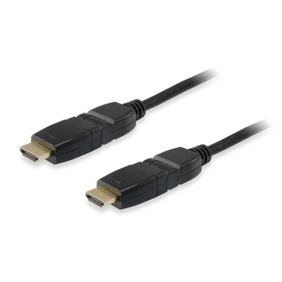 WE ARE günstig Kaufen-EQUIP 119363 HDMI 2.0 Kabel mit schwenkbaren Stecker, 3.0m, Swivel plug. EQUIP 119363 HDMI 2.0 Kabel mit schwenkbaren Stecker, 3.0m, Swivel plug <![CDATA[• Verseilte Vollkupferlitze • 32AWG Querschnitt • 500MHz performance Bandwidth • Folien- und 