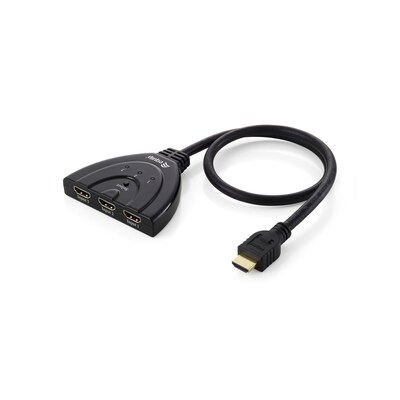 PORT HDMI günstig Kaufen-EQUIP 332703 3x1 HDMI Switch. EQUIP 332703 3x1 HDMI Switch <![CDATA[• DisplayPort Stecker auf Stecker • Resolution up to: 7680 x 4320@60Hz / 3840 x 2160@120 Hz • Unterstützt Videoauflösungen bis zu 8K/60Hz and 4K/120Hz • Vergoldete Anschlüsse 