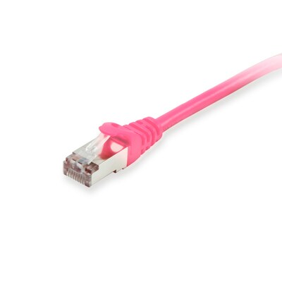 Ho Ho günstig Kaufen-EQUIP 605587 Cat.6 S/FTP Patchkabel, 0.5m , Pink. EQUIP 605587 Cat.6 S/FTP Patchkabel, 0.5m , Pink <![CDATA[• AWG 26/7 • 250MHz performance Bandwidth • Querschnitt Vergoldete Anschlüsse für hohe Übertragungsqualität • Knickschutz mit Zugentl