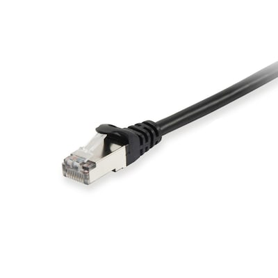 HU 5 günstig Kaufen-EQUIP 605590 Cat.6 S/FTP Patchkabel, 1.0m , Schwarz. EQUIP 605590 Cat.6 S/FTP Patchkabel, 1.0m , Schwarz <![CDATA[• Verseilte Vollkupferlitze • AWG 26/7 Querschnitt • doppelt geschirmt • Vergossener Knickschutz mit Zugentlastung]]>. 