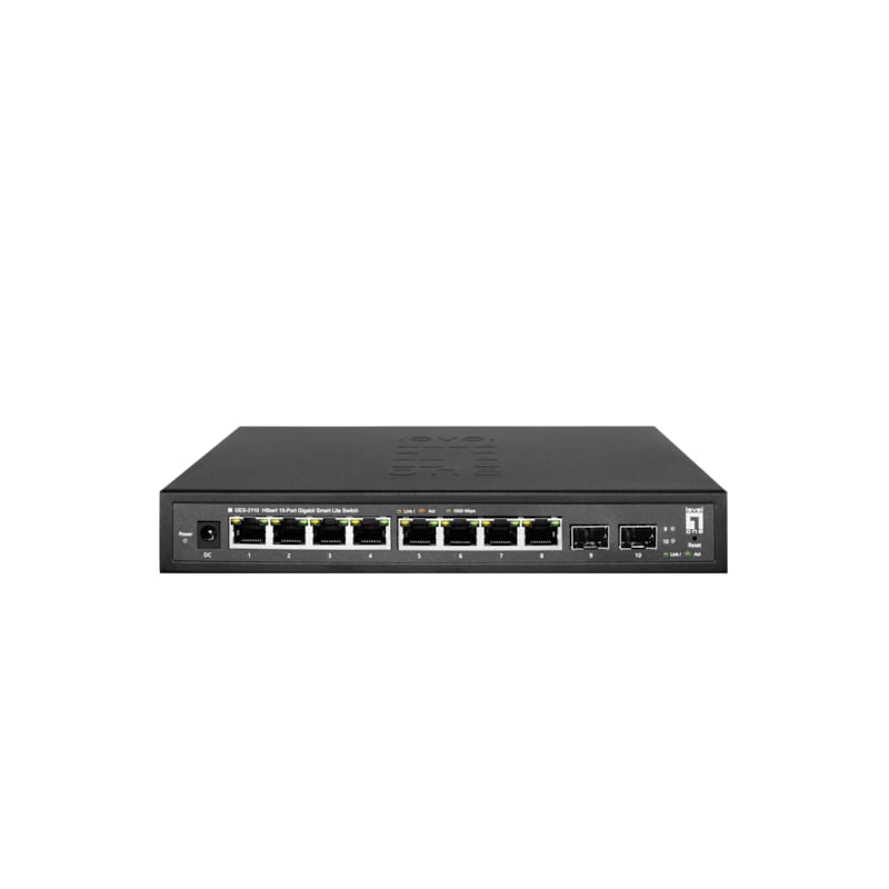 SFP günstig Kaufen-LEVELONE GES-2110 Hilbert 10-Port Gigabit Smart Lite Switch Gigabit RJ45 SFP. LEVELONE GES-2110 Hilbert 10-Port Gigabit Smart Lite Switch Gigabit RJ45 SFP <![CDATA[• 30AWG Litzen Patchkabel mit 500MHz Leistung • Hohe Leistung und einfache Installation • w