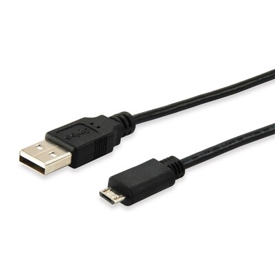 Be So günstig Kaufen-EQUIP 128594 USB 2.0 A auf Micro-B Kabel, 1.0m , M/M, Schwarz. EQUIP 128594 USB 2.0 A auf Micro-B Kabel, 1.0m , M/M, Schwarz <![CDATA[• USB 2.0 • USB-C Stecker x 2 • doppelt geschirmt • Vernickelt • Isolierung: PVC]]>. 