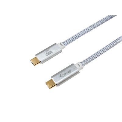 KAbel günstig Kaufen-EQUIP 128358 USB 3.2 Gen 2 C-auf-C-Kabel 2,0m PD100W 4K/60Hz 10Gbps, Weiß. EQUIP 128358 USB 3.2 Gen 2 C-auf-C-Kabel 2,0m PD100W 4K/60Hz 10Gbps, Weiß <![CDATA[• USB-C Stecker (Thunderbolt 3/4 Compatible) • DisplayPort Buchse • Unterstützt 