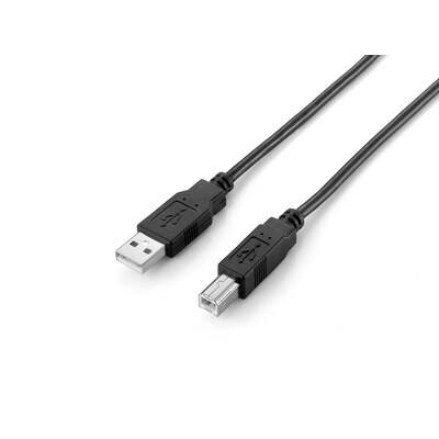 USB C  günstig Kaufen-EQUIP 128862 USB 2.0 A auf B Kabel, 5.0m ,M/M, Schwarz. EQUIP 128862 USB 2.0 A auf B Kabel, 5.0m ,M/M, Schwarz <![CDATA[• 28AWG Querschnitt • 250MHz performance Bandwidth • Suitable for PoE, PoE+ • Folien- und schild reduziert EMI / RFI-Störungen