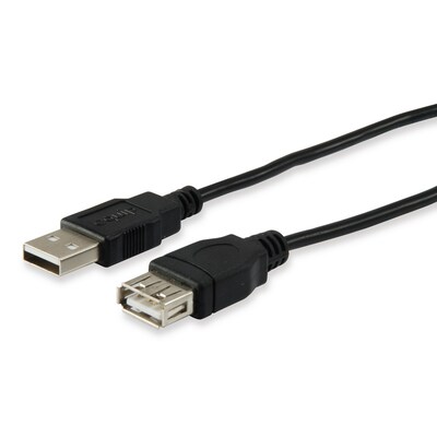 Sq 2 günstig Kaufen-EQUIP 128850 USB 2.0 A to A Verlängerungskabel 1,8m Schwarz. EQUIP 128850 USB 2.0 A to A Verlängerungskabel 1,8m Schwarz <![CDATA[• AWG 26/7 • 250MHz performance Bandwidth • Querschnitt Vergoldete Anschlüsse für hohe Übertragungsquali