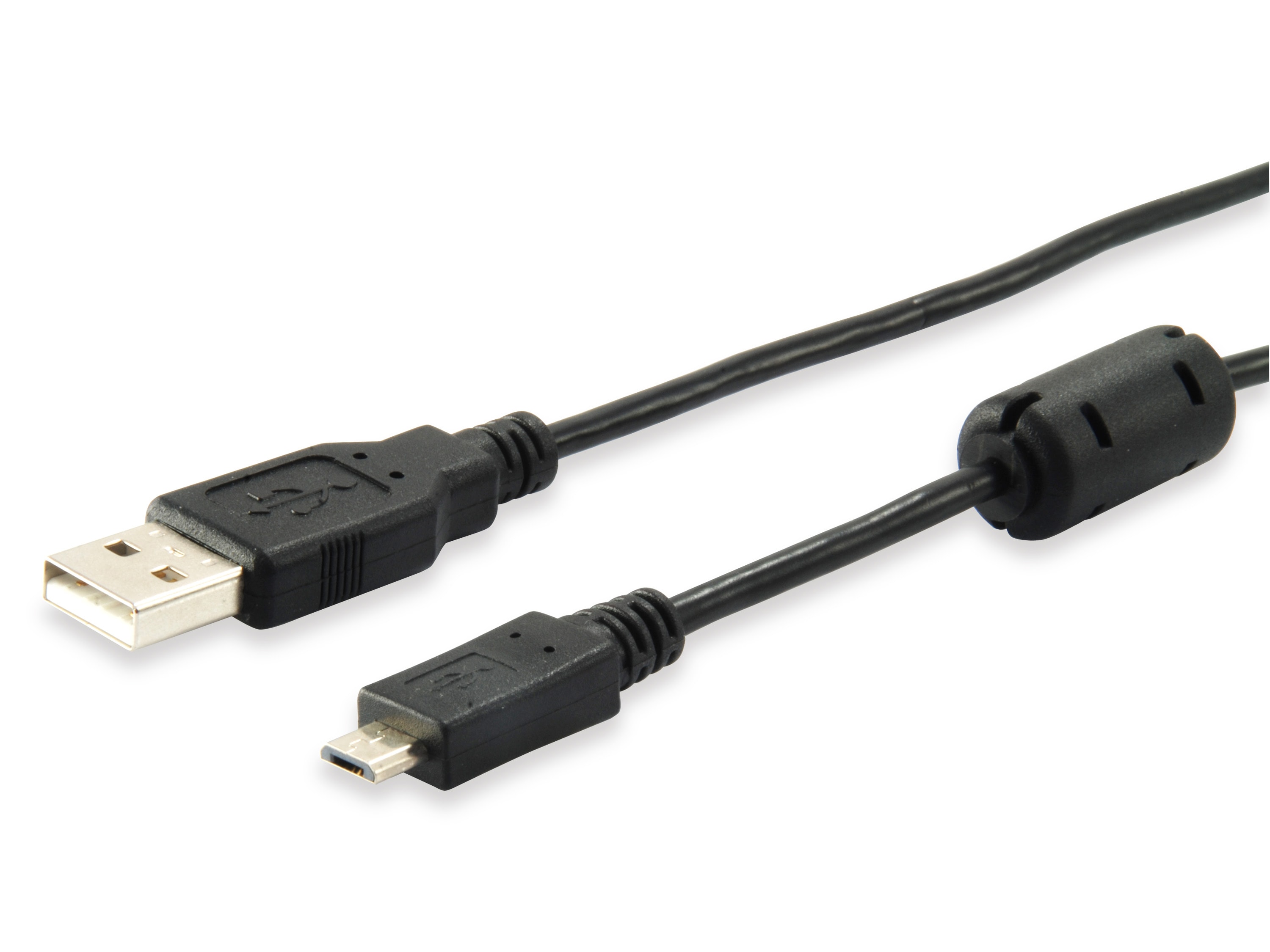 EQUIP 128596 USB 2.0 A auf Micro-B Kabel, 1.0m , Black