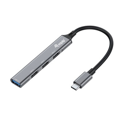 USB A günstig Kaufen-EQUIP 128961 4-Port-USB 3.0/2.0-Hub. EQUIP 128961 4-Port-USB 3.0/2.0-Hub <![CDATA[• AWG 26/7 Querschnitt • Geschirmter Stecker • Vergoldete Anschlüsse für hohe Übertragungsqualität • Vergossener Knickschutz mit Zugentlastung • Leiter aus K