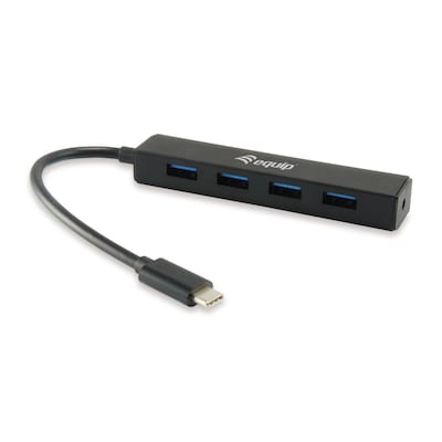 Blue Q günstig Kaufen-EQUIP 128954 USB-C zu 4-Port USB-3.2 Gen 1-Hub. EQUIP 128954 USB-C zu 4-Port USB-3.2 Gen 1-Hub <![CDATA[• 4 x Input, 2 x Output • 4K/30Hz Videounterstützung • Ausgang A hat eine seperate SPDIF und 3.5mm Audio-Buchse • Unterstützt Blue-Ray 24/50/