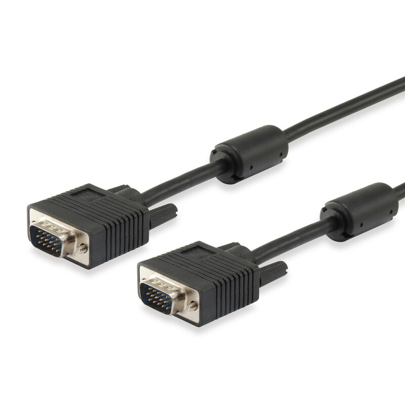 EQUIP HD15 VGA Kabel, 10m, schwarz