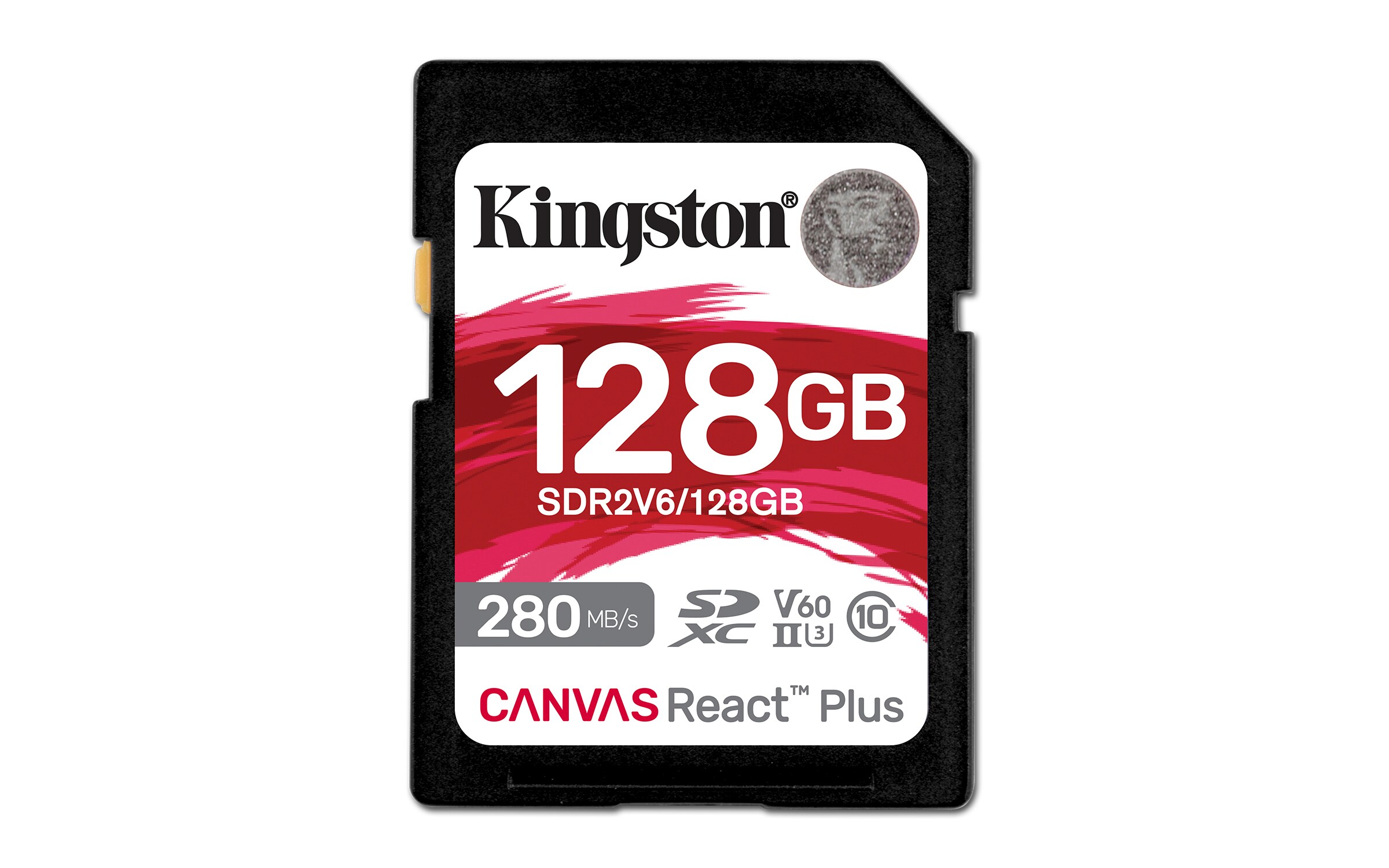 Kingston Canvas React Plus V60 128GB SDXC Speicherkarte 4K-UHS-II
