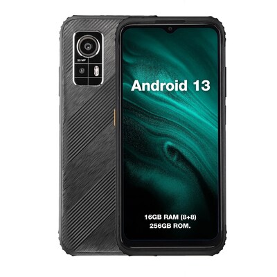 schwarz/Silber günstig Kaufen-AGM H6 schwarz 8+8GB / 256GB Android. AGM H6 schwarz 8+8GB / 256GB Android <![CDATA[• Ausgestattet mit Android 13 & NFC • Leistungsstarker 16 GB RAM (adaptiv 8+8) + 256 GB Speicher • Dünn und leicht, nur 10,75 mm und 240 g • Zertifiziert nach IP6