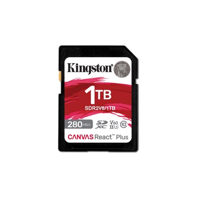 Kingston Canvas React Plus V60 1TB SDXC Speicherkarte 4K-UHS-II