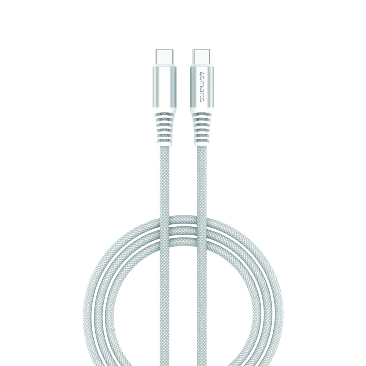 4smarts USB-C auf USB-C Kabel PremiumCord 100W 3m - weiss