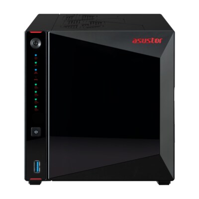 USB C  günstig Kaufen-ASUSTOR AS5404T Nimbustor 4 Gen 2 NAS System 4-bay. ASUSTOR AS5404T Nimbustor 4 Gen 2 NAS System 4-bay <![CDATA[• Intel Celeron N5105, Quad Core 2.0GHz, 4GB SO-DIMM DDR4 • 3.5