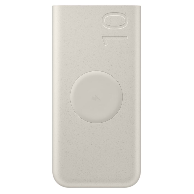 10,000 günstig Kaufen-Samsung Induktive Powerbank 10.000 mAh 25 Watt, Beige. Samsung Induktive Powerbank 10.000 mAh 25 Watt, Beige <![CDATA[• 10.000 mAh • Dual-Port-Ladefunktion & Qi-Ladefunktion • Mit LED-Ladestandsanzeige • USB Type-C zu USB Type-C (20 cm) im Lieferumfang en