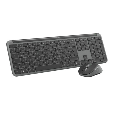 Logitech MK950 Signature Slim Combo Graphite - Kabellose Tastaturkombination
