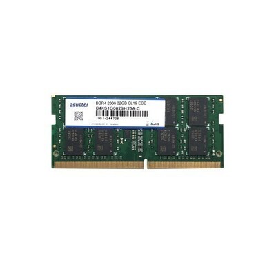 DT100G3/32GB günstig Kaufen-Asustor AS-32GD4 32GB DDR4 SODIMM RAM Module. Asustor AS-32GD4 32GB DDR4 SODIMM RAM Module <![CDATA[• 32GB DDR4 260Pin • 69.6x30x10 (mm), 7g]]>. 