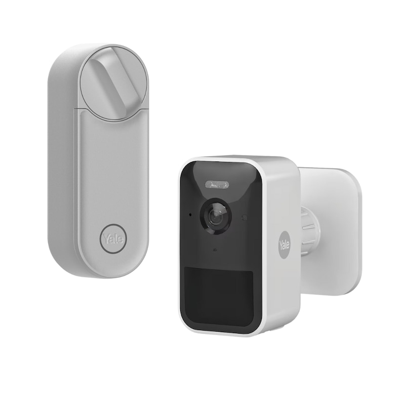 sich eine günstig Kaufen-Yale Linus L2 Smart Lock silber + Outdoor Cam. Yale Linus L2 Smart Lock silber + Outdoor Cam <![CDATA[• Schlüsselloses und sicheres Türschloss • kleiner, stärker, leiser und doppelt so schnell wie das Linus • Echtzeitbenachritigungen • Zwei-Faktor-Authent