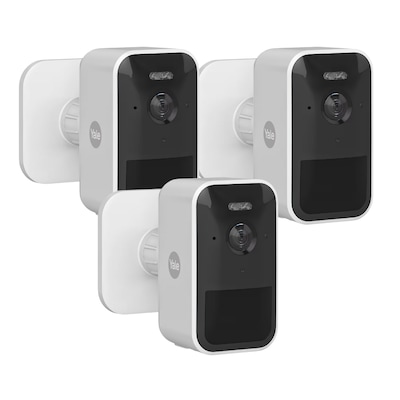 Yale Smart Outdoor Camera - Kabellose WLAN Außen-Überwachungskamera • 3er Pack