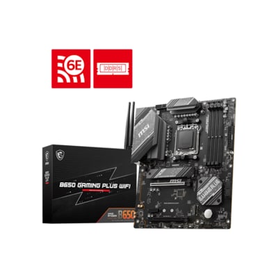 Serie 20 günstig Kaufen-MSI B650 GAMING PLUS WIFI Mainboard Sockel AM5 ATX. MSI B650 GAMING PLUS WIFI Mainboard Sockel AM5 ATX <![CDATA[• ATX Mainboard mit Sockel AMD AM5 für AMD RYZEN 8000 Serie-CPU • AMD B650-Chipsatz, keine Grafik • 256 GB max. RAM, DDR5 bis zu 7200+MH