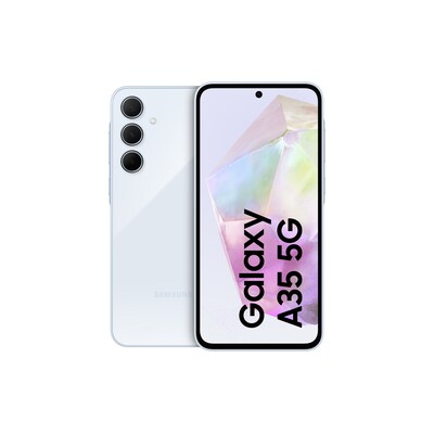 Android Smartphone günstig Kaufen-Samsung GALAXY A35 5G A356B Dual-SIM 128GB Awesome Iceblue Android 14 Smartphone. Samsung GALAXY A35 5G A356B Dual-SIM 128GB Awesome Iceblue Android 14 Smartphone <![CDATA[• Farbe: hellblau • 2,4 GHz Exynos 1380 Octa-Core-Prozessor • 50 Megapixel Ha