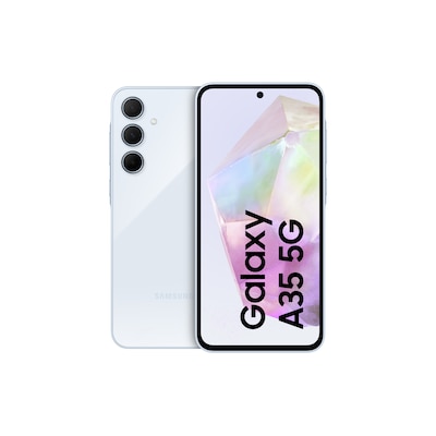 Samsung Galaxy A3 günstig Kaufen-Samsung GALAXY A35 5G A356B Dual-SIM 128GB Awesome Iceblue Android 14 Smartphone. Samsung GALAXY A35 5G A356B Dual-SIM 128GB Awesome Iceblue Android 14 Smartphone <![CDATA[• Farbe: hellblau • 2,4 GHz Exynos 1380 Octa-Core-Prozessor • 50 Megapixel Ha